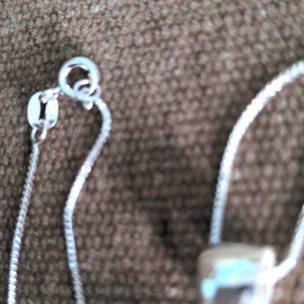 Blue Flash Labradorite & Solid Sterling Silver Pe… - image 4